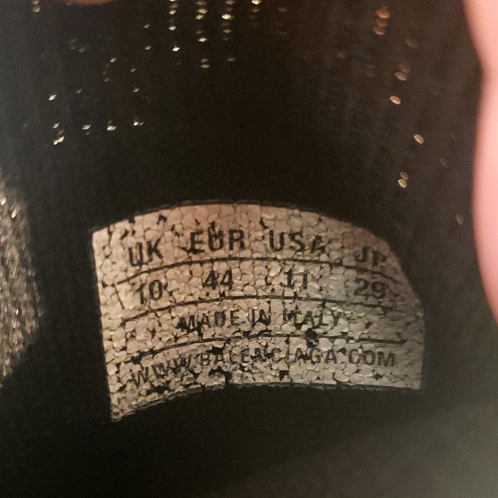 SOLD***Balenciaga Speed Trainer (Unisex) Sine II - Black US Size 11 - Picture 6 of 6